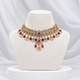 Emerald Ruby charm necklace