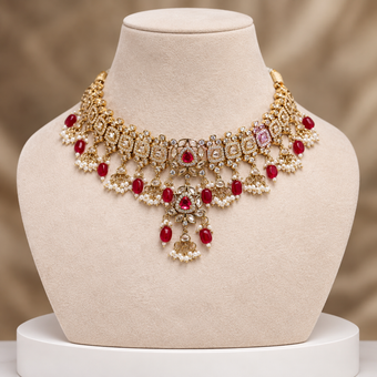 Emerald crown Necklace