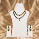 Emerald-style crystal necklace