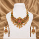 Goddess Lakshmi and Peacock motifs