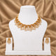 Lotus Motif Temple Necklace