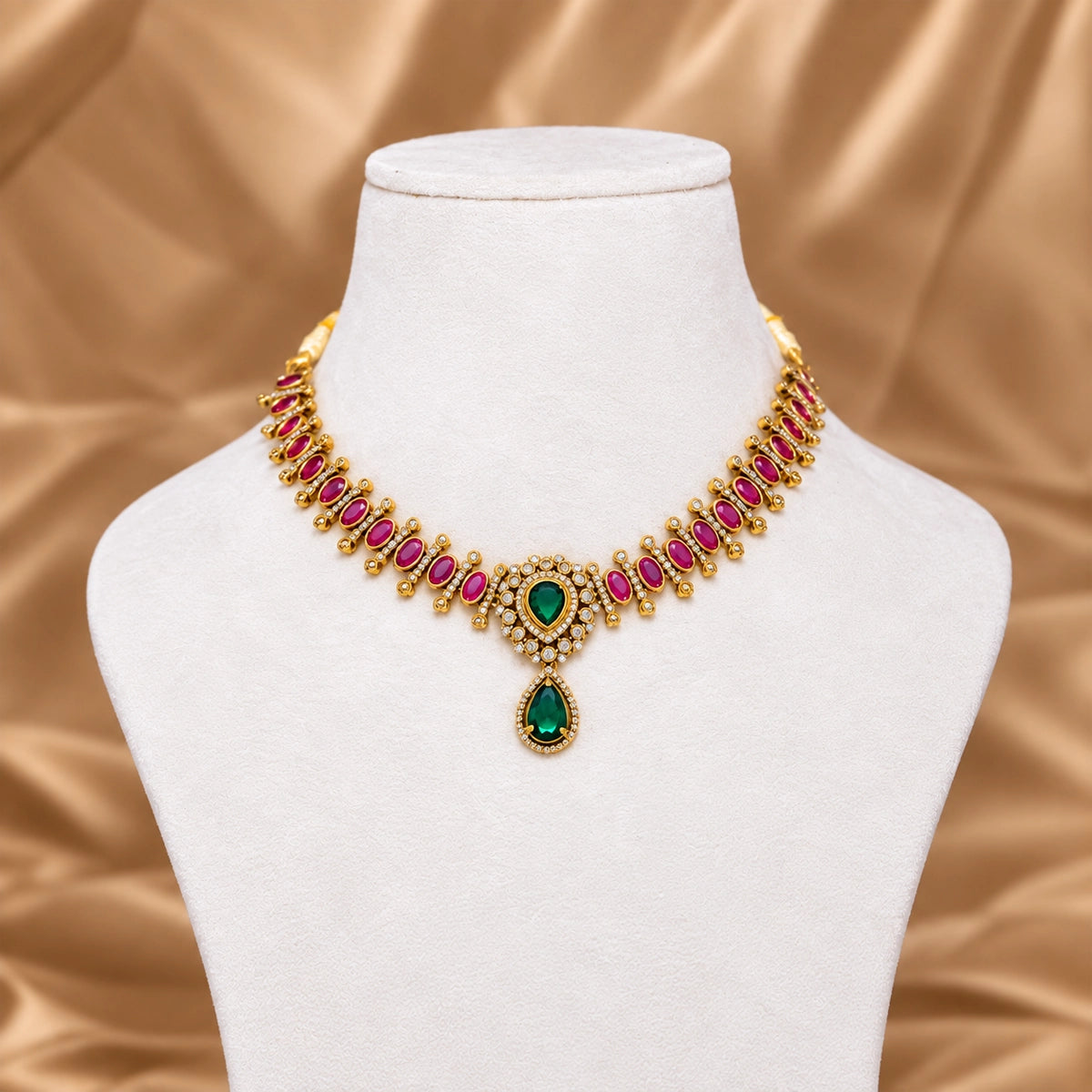 Kemp Attigai Necklace Set