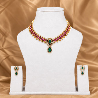 Kemp Attigai Necklace Set
